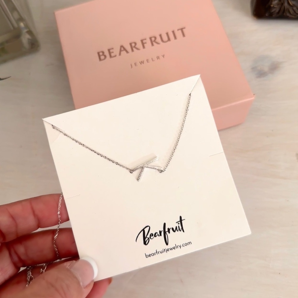 Bearfruit Initial K Necklace